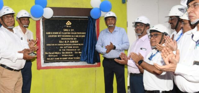 First in SAIL, a Floating Solar Plant Commissioned at IISCO Steel Plant, Burnpur (1)