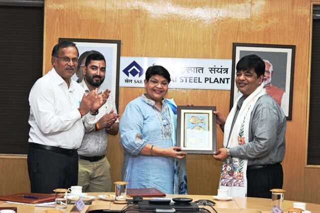 SAIL BSP’s M&HS Departt. signs MoU with Sulabh International to upgrade Senior Citizen Services at JLN Hospital & RC (1)