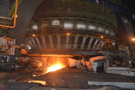 Bhilai Steel Plant’s Blast Furnace-8 becomes fastest in SAIL to cross 16 Million Tonne production milestone (1)