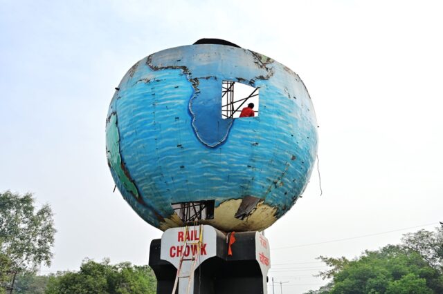 बीएसपी द्वारा शहर के चौकों के नवीनीकरण एवं सौन्दर्यीकरण (3)