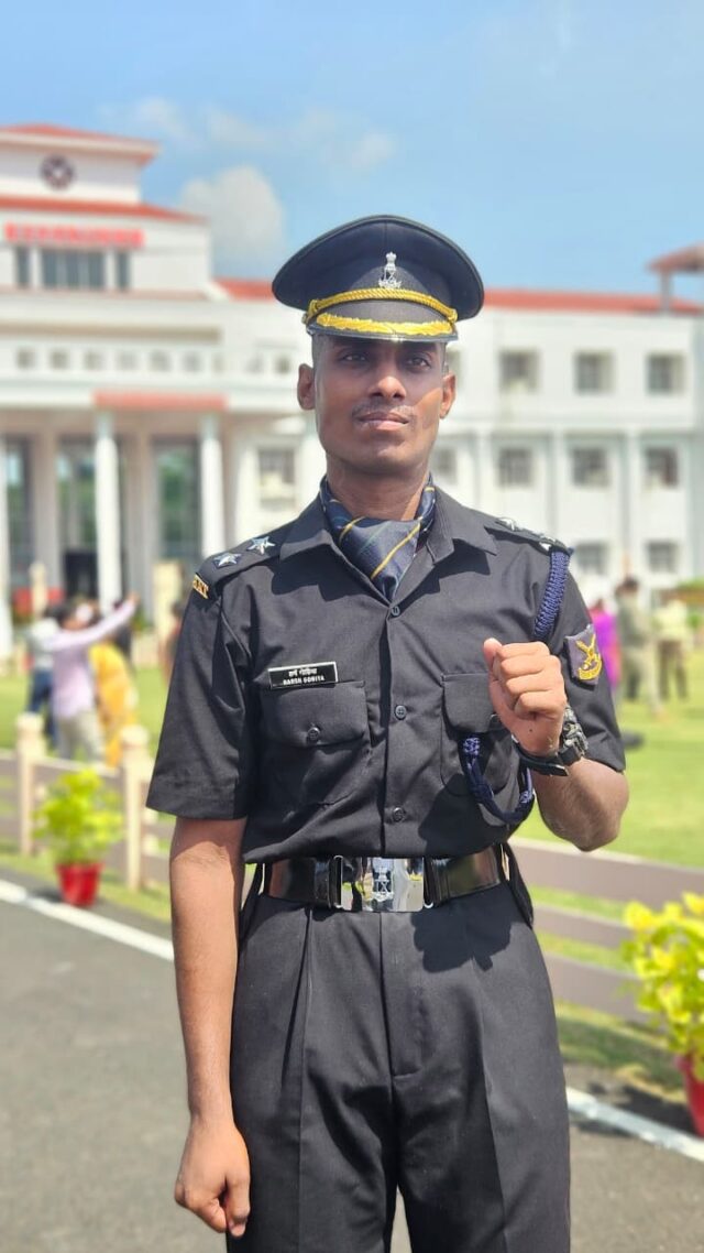 भिलाई का गौरव भारतीय सेना में लेफ्टिनेंट बने हर्ष गोहिया (1)
