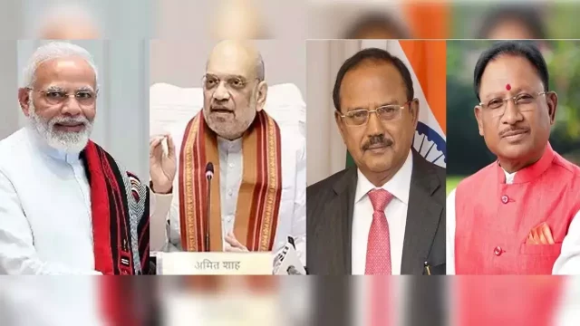 pm-modi-hm-amit-shah-ajit-doval-cm-vishnu